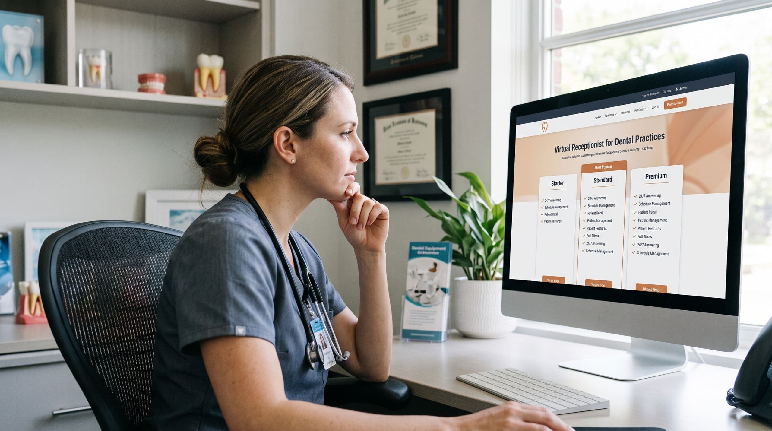 Dental Virtual Receptionist vs. In-House Front Desk